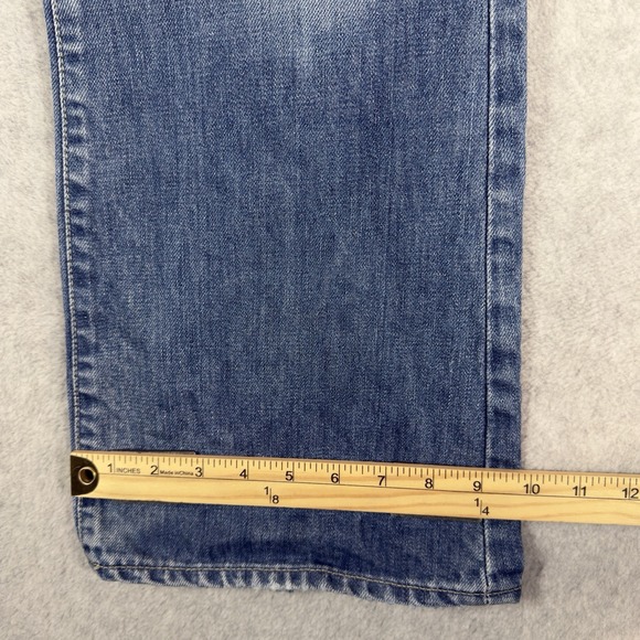 Diesel BOOTCUT Jeans Womens 29x34 Light Wash Zip Fly Whiskered Cowgirl Rodeo - Picture 14 of 15